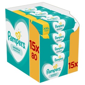 Pampers Wipes Sensitive XXL Monthly Bοx Μωρομάντηλα για το Ευαίσθητο Δερματάκι του Μωρού, 1200τμχ