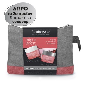 Neutrogena Bright Boost Κρέμα Ημέρας για Λάμψη & Πρόληψη Γήρανσης, 50ml & ΔΩΡΟ η Κρέμα Νυκτός, 50ml & Νεσεσέρ, 1τμχ