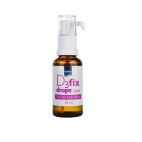 Intermed D3 Fix Drops 200IU Πόσιμο Διάλυμα D3 σε Σταγόνες, 30ml