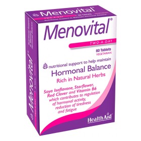 Health Aid Menovital Συμπλήρωμα Διατροφής, Φροντίδα για την Εμμηνόπαυση, 60tabs
