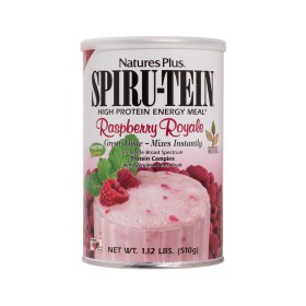 Natures Plus SpiruTein Raspberry Royale Υποκατάστατο Γεύματος Χαμηλών Θερμίδων με 41% Πρωτεΐνη, 510gr