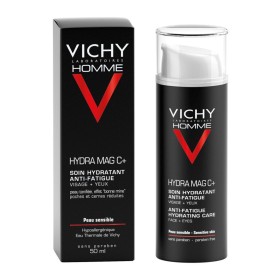 Vichy Homme Hydra Mag C+ Κρέμα Ενυδατικής Περιποίησης για Άνδρες Ενάντια στην Κούραση για Πρόσωπο & Μάτια, 50ml