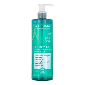A-Derma Biology AC Cleansing Foaming Gel Purifying Υγρό Καθαρισμού Προσώπου, 400ml