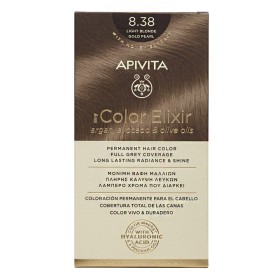 Apivita My Color Elixir Μόνιμη Βαφή Μαλλιών 8.38 Ξανθό Ανοιχτό Μελί Περλέ, 1τμχ