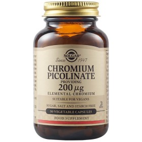 Solgar Chromium Picolinate 200μg, 90 Κάψουλες