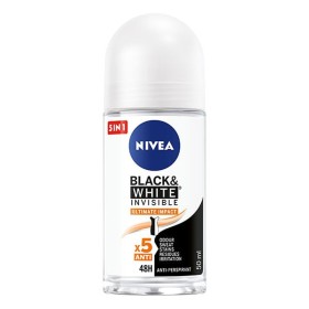 Nivea Deo Black & White Ultimate Impact Roll-On Γυναικείο Αποσμητικό 48ωρης Προστασίας με 5σε1 Δράσεις, 50ml
