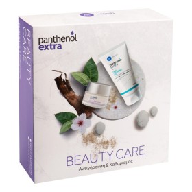 Medisei Panthenol Extra Set Αντιγήρανση & Καθαρισμός Αντιρυτιδική Κρέμα 24h Face & Eye, 50ml & Face Cleansing Gel, 150ml