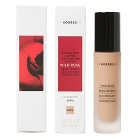Korres Foundation Άγριο Τριαντάφυλλο Απόχρωση WRF3 SPF15, 30ml