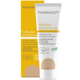 Pharmasept Heliodor Face Tinted Sun Cream Αντηλιακή Κρέμα Προσώπου με Χρώμα SPF50, 50ml