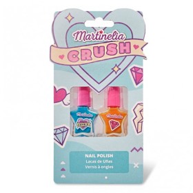 Martinelia Crush s Nail Polish Σετ Βερνίκια Νυχιών Πορτοκαλί & Μπλε, 2x4ml