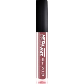 Elixir Make-Up Liquid Lip Metal Matte Υγρό Ματ Κραγιόν, 428 Carmelian