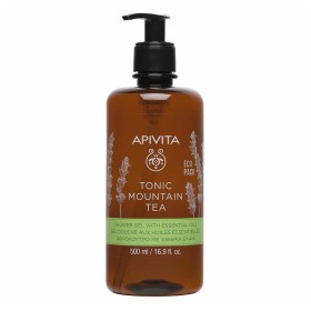 Apivita Eco Pack Tonic Mountain Tea Αφρόλουτρο Σώματος με Αιθέρια Έλαια & Τσάι του Βουνού, 500ml