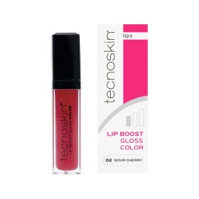Tecnoskin Lip Boost Gloss Color , Αντιρυτιδικό Lip Gloss - 02 Sour Cherry 7ml