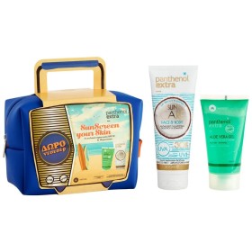 Panthenol Extra Promo Sun Care Face & Body Milk Spf30, 200ml & Aloe Vera Gel, 150ml & Δώρο Νεσεσέρ