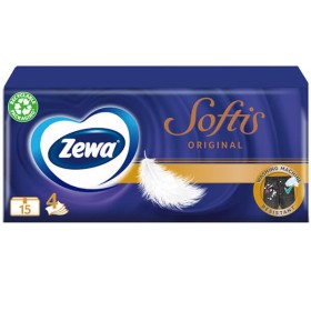 ZEWA ΧΑΡΤΟΜΑΝΤΗΛΑ SOFTIS (15τεμ.)