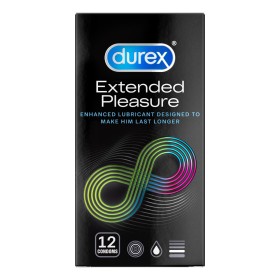 Durex Extended Pleasure Προφυλακτικά Για Απόλαυση Παρατεταμένης Διάρκειας, 12τεμ
