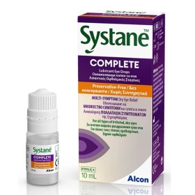 [E] Alcon Systane Complete Drops Λιπαντικές Οφθαλμικές Σταγόνες Χωρίς Συντηρητικά, 10ml