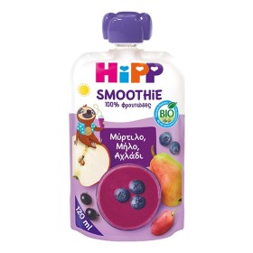 Hipp Smoothie Μύρτιλο Μήλο Αχλάδι από το 1ο έτος, 120ml