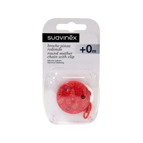 Suavinex Κλιπ Πιπίλας Red Sea 0m+, 1τμχ