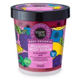 Natura Siberica Organic Shop Body Desserts Blackberry Jam Απολεπιστικό Σώματος Λείανσης Μαρμελάδα Βατόμουρο, 450 ml