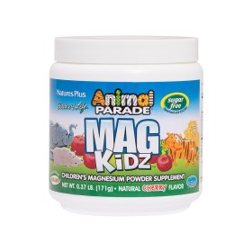 Natures Plus Animal Parade Mag Kids Powder Μαγνήσιο Σε Σκόνη Για Παιδιά με Γεύση Κεράσι, 171gr