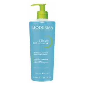 Bioderma Sebium Gel Moussant Απαλό Αφρίζον Gel Καθαρισμού για Μεικτό προς Λιπαρό ή με Τάση Ακμής Δέρμα, 500ml