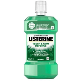 Listerine Teeth And Gum Defence Στοματικό Διάλυμα για Υγιή Δόντια & Ούλα, 500ml