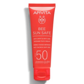 Apivita Bee Sun Safe Αντηλιακή Κρέμα Προσώπου κατά των Πανάδων & των Ρυτίδων SPF50, 50ml