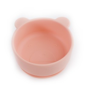 Babywise Bear Shape Μπωλ Σιλικόνης Αρκουδάκι SLW014 Peach, 1τμχ