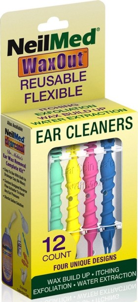 NeilMed WaxOut Ear Cleaners Εργαλεία Καθαρισμού Αυτιών, 12τμχ