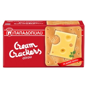 ΠΑΠΑΔΟΠΟΥΛΟΥ CREAM CRACKERS 140gr. - (ΣΙΤΟΥ)