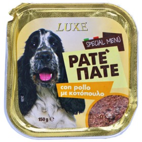 LUXE ΣΚΥΛΟΤΡΟΦΗ PATE 150gr - (ΚΟΤΟΠΟΥΛΟ)