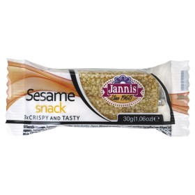JANNIS ΠΑΣΤΕΛΙ 30gr. - (ΣΟΥΣΑΜΙ) (SESAME SNACK) (3τεμ.)