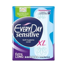 EVERYDAY SENSITIVE ΣΕΡΒΙΕΤΕΣ 10τεμ. - (EXTRA LONG ULTRA PLUS) (0421Δ)