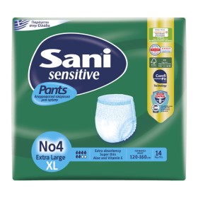 SANI PANTS No 4 (14τεμ.) ΕΛΑΣΤΙΚΗ ΠΑΝΑ ΑΚΡΑΤΙΑΣ - (EXTRA LARGE)