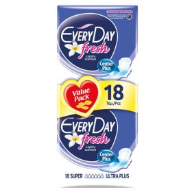 EVERYDAY FRESH ΣΕΡΒΙΕΤΕΣ 18τεμ. - (SUPER ULTRA PLUS) (0614)-(2)