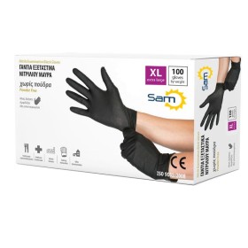 SAM ΓΑΝΤΙΑ ΝΙΤΡΙΛΙΟΥ ΜΑΥΡΑ STRONG (100τεμ.) - (Χ-LARGE)