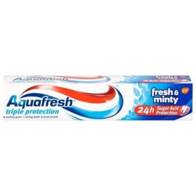 AQUAFRESH TRIPLE PROTECTION 75ml - (FRESH & MINTY) (ΟΔΟΝΤΟΚΡΕΜΑ)