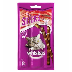 WHISKAS ΓΑΤΟΤΡΟΦΗ STICKS 18gr. - (ΜΟΣΧΑΡΙ)