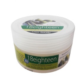 18EIGHTEEN  ΚΡΕΜΑ ΧΕΡΙΩΝ & ΣΩΜΑΤΟΣ 200ml - (ΛΑΔΙ ΕΛΙΑΣ)