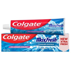 COLGATE MAX FRESH 100ml - (COOLING CRYSTALS) (COOL MINΤ) (ΟΔΟΝΤΟΚΡΕΜΑ)