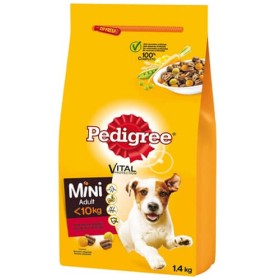 PEDIGREE ΣΚΥΛΟΤΡΟΦΗ 1,4kg ADULT MINI - (ΜΟΣΧΑΡΙ & ΛΑΧΑΝΙΚΑ)