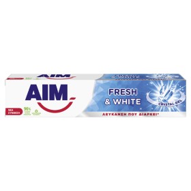 AIM CRYSTAL GEL 75ml - (FRESH WHITE) (ΟΔΟΝΤΟΚΡΕΜΑ)