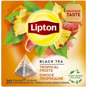 LIPTON ΜΑΥΡΟ ΤΣΑΙ ΠΥΡΑΜΙΔΑ (20x1,8gr) - (ΤΡΟΠΙΚΑ ΦΡΟΥΤΑ)