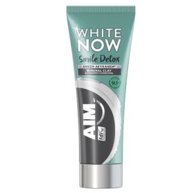 AIM WHITE NOW 75ml - (DETOX CHARCOAL) (ΟΔΟΝΤΟΚΡΕΜΑ)