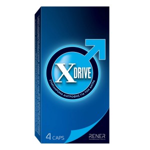 XDrive Food Supplement Συμπλήρωμα Διατροφής για τον Άνδρα, 4κα΄ψουλες