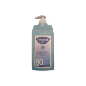 Protect Gel 80% Αλκοολούχο Αντισηπτικό Gel Καθαρισμού Χεριών 1000ml