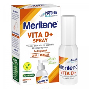 Nestle Health Science Meritene Vita D+ Spray Συμπλήρωμα Διατροφής Βιταμίνης D, 18ml
