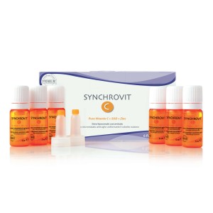 Synchroline Synchrovit C Συμπυκνωμένος Αντιγηραντικός Ορός με Βιταμίνη C, SOD & Zinc, για τον Καθημερινό Έλεγχο της Γήρανσης & της Φωτογήρανσης, 6x5ml