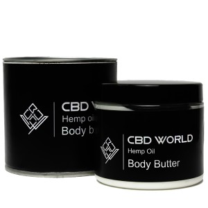 CBD World Hemp Oil Body Butter Παχύρρευστη Ενυδατική Σώματος, 200ml